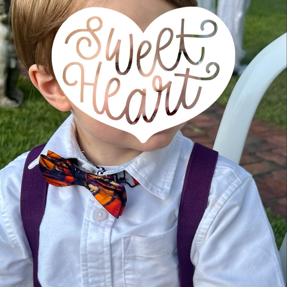 Colorful Bow Tie & Matching suspenders for Kids
